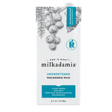 Load image into Gallery viewer, milkadamia Unsweetened Macadamia Milk, Pack of 6 32oz
