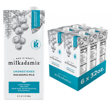 Load image into Gallery viewer, milkadamia Unsweetened Macadamia Milk, Pack of 6 32oz
